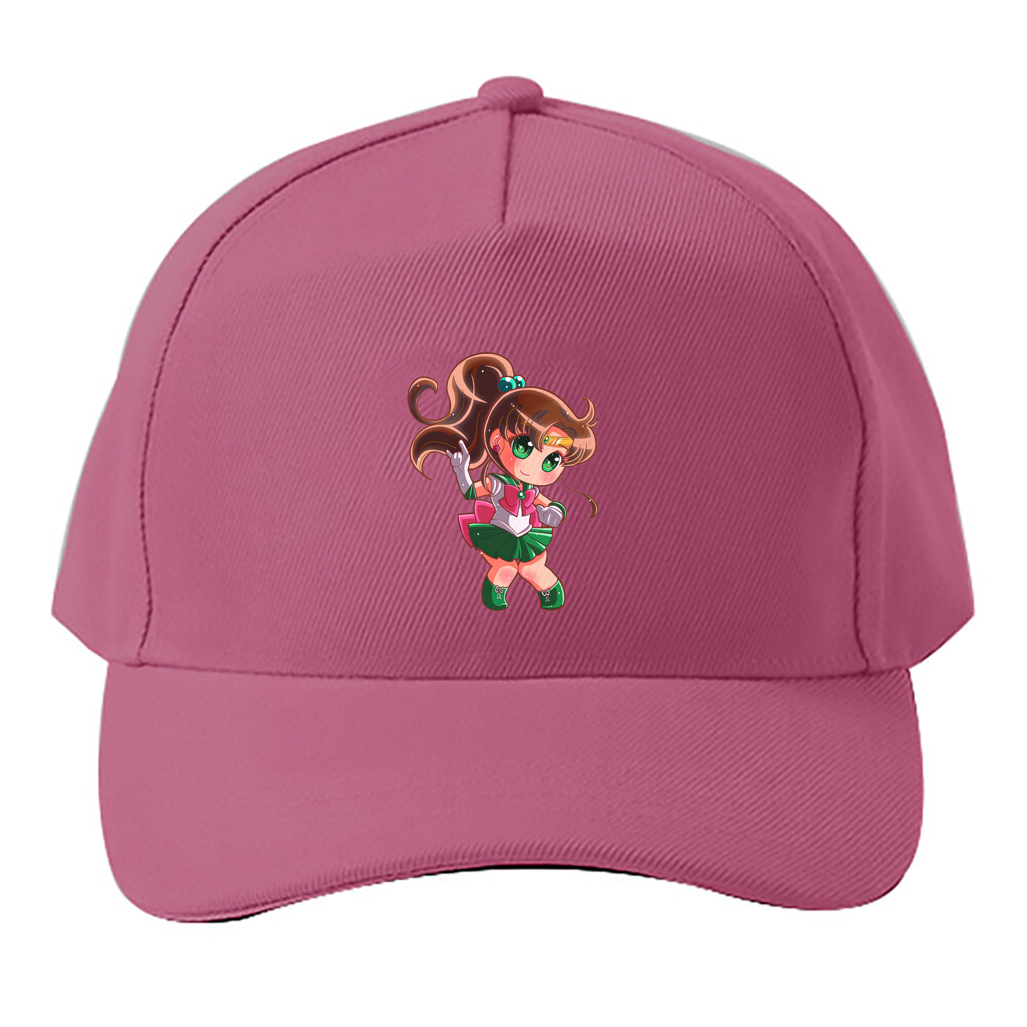 （画像用） 美少女戦士セーラームーン 木野 まこと きの まこと Sailor Moon Kino Makoto （セーラージュピター；Sailor Jupiter） ベースボールキャップ 綿100％ 男女兼用 帽子 スポーツ